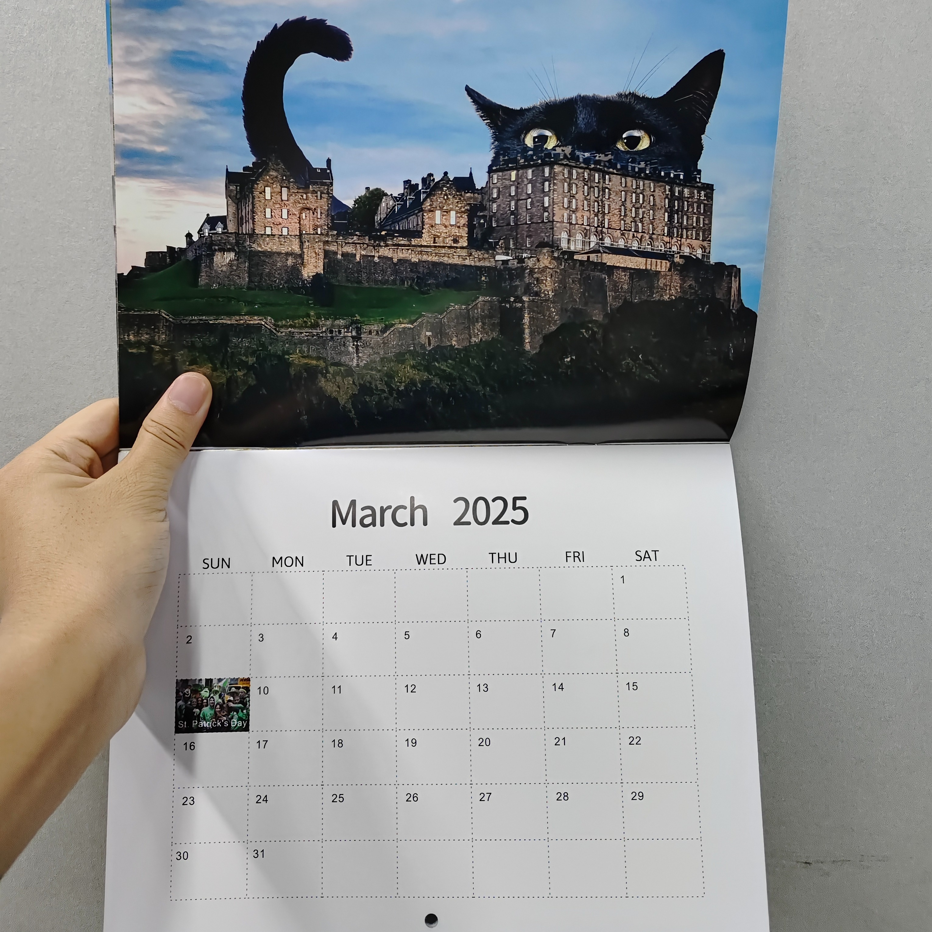 

Cat Gift - -themed Wall Calendar For Decor | Birthdays, Holidays &