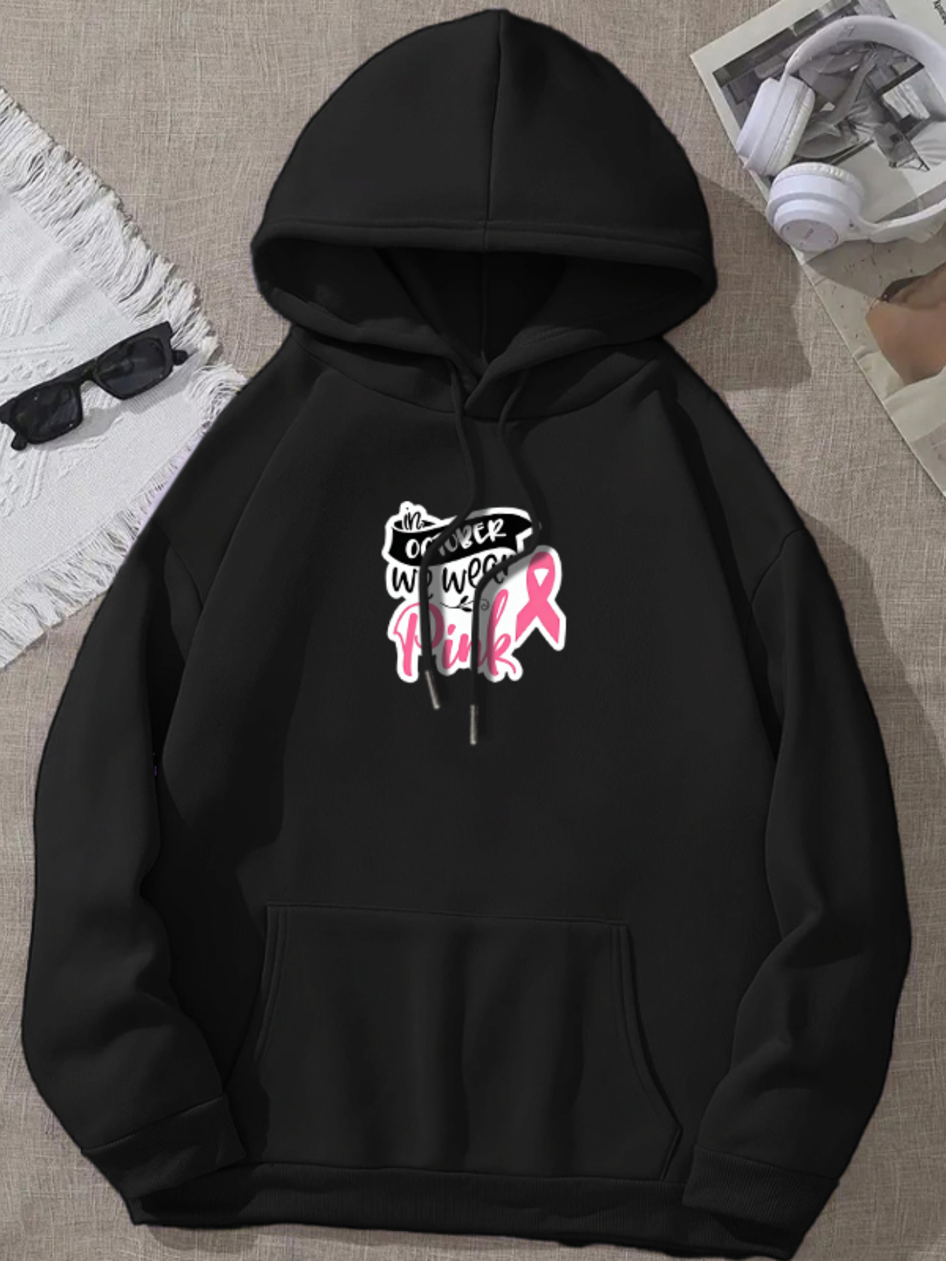 Fashionable Hoodie Sweatshirt for Women with Stylish Print Design for Autumn and Winter_voghion.com