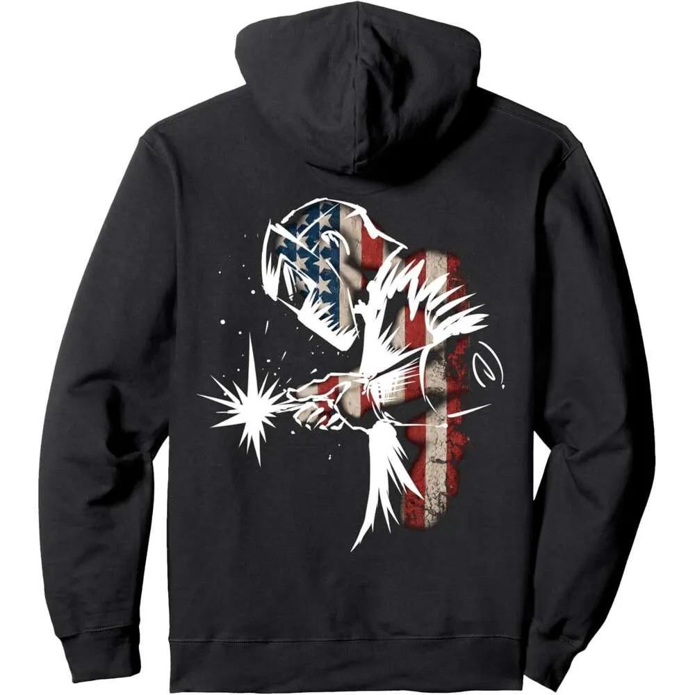 

Hoodie For Mens Womens American Flag Usa Patriotic Print On Back Pullover Hoodie Graphic Hoodies Sweatshirt Pullover Long Sleeve