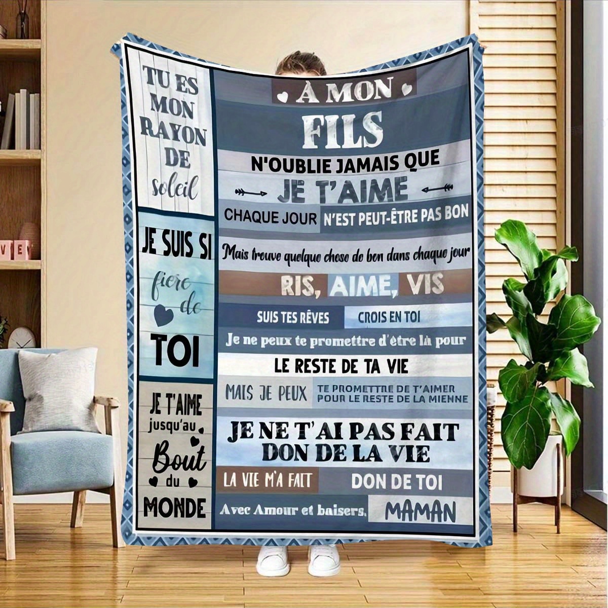 

en d' Espagnole - , Chaude & Toutes les , Lavable en , Parfaite Canapé, Lit, , , de - Cadeau d' ou de Fête de , , Amis & Famille -