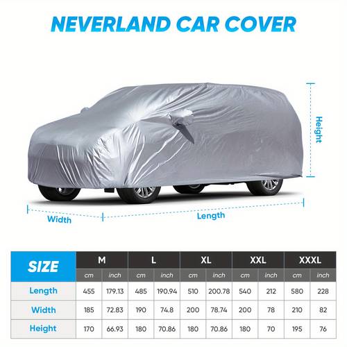 full car cover universal season car cover waterproof indoor outdoor snow dust uv resistant l xl xxl silvery