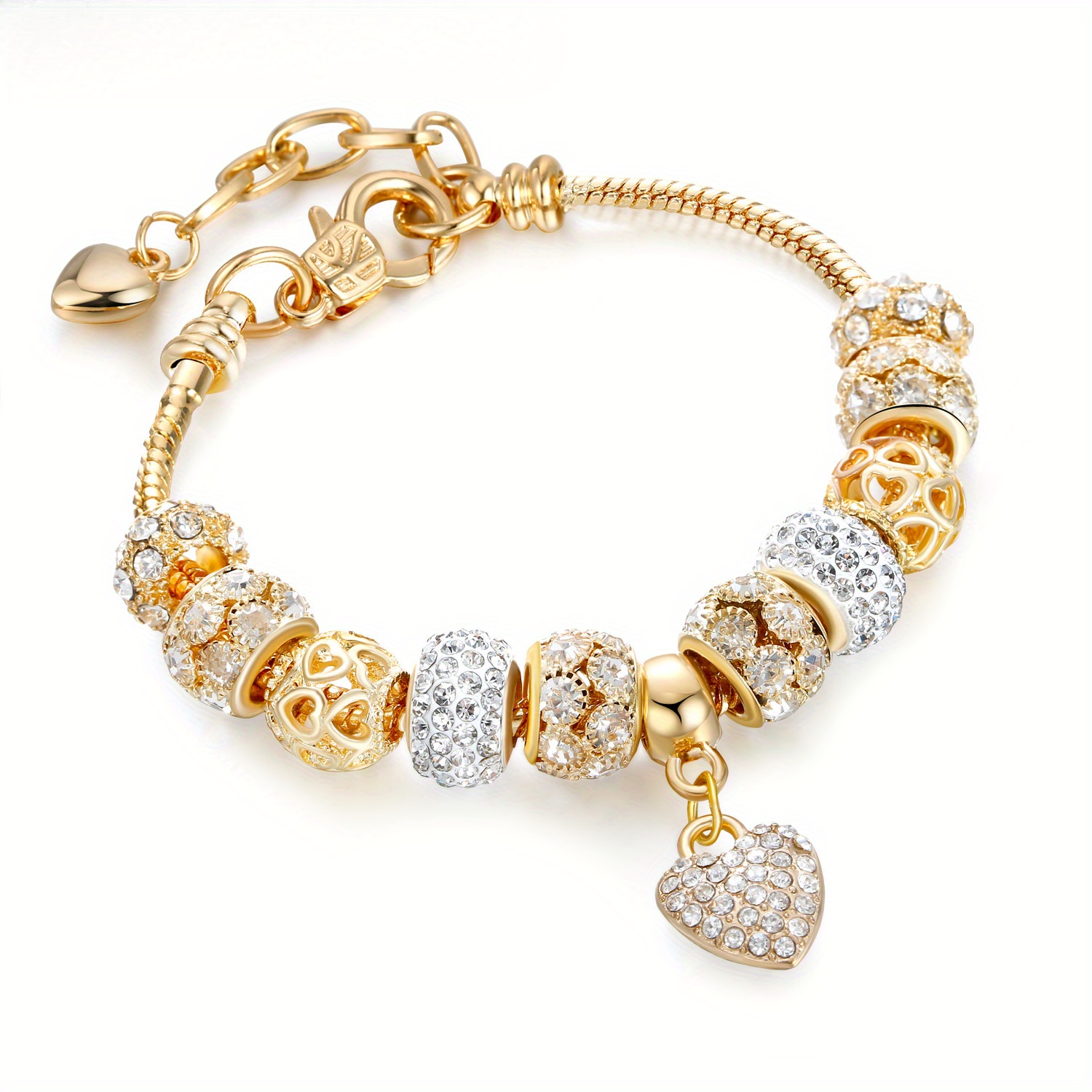 

Hot Selling Alloy Large-hole Bead Bracelet Bead Bracelet Trade Ornament Charm Bracelet