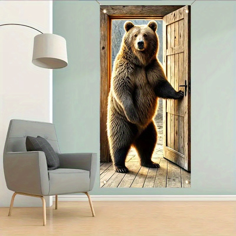 

1pc, 70.8x35.4in Bear , Decor, No , , - For Lawn And