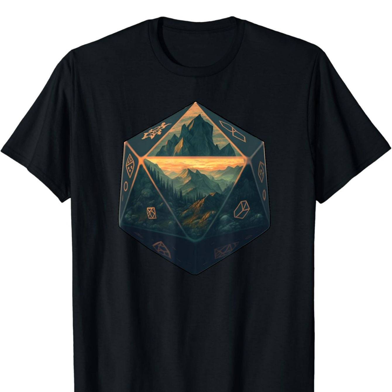 

Outdoor Men's Clothing Quality Materials All , Dice Game Cool D20 Dice T-shirt, High Quality