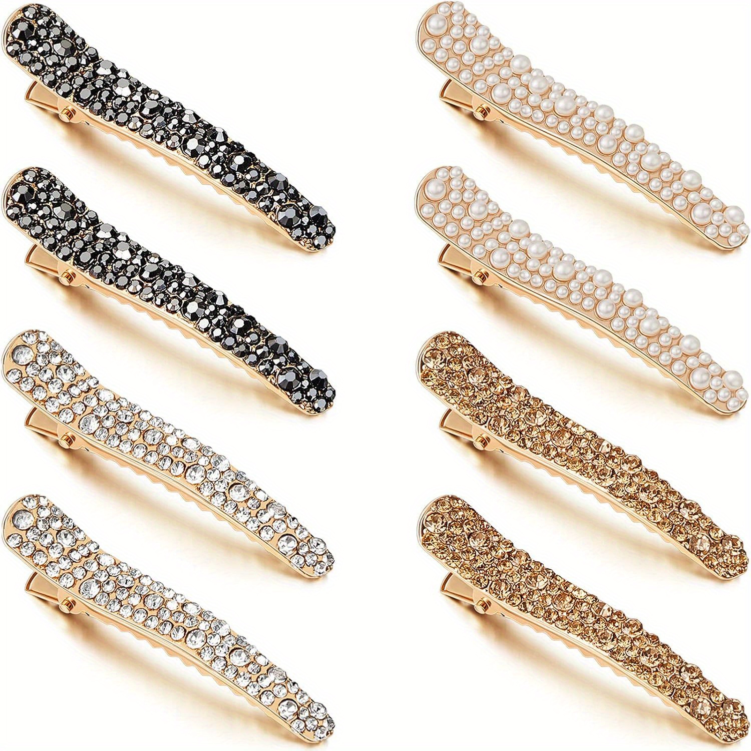 

16pcs Pearls Hair Clips, - Alligator Hairpins For Women Hair Styling Tools Accessories, Christmas Gifts, Wedding Gifts