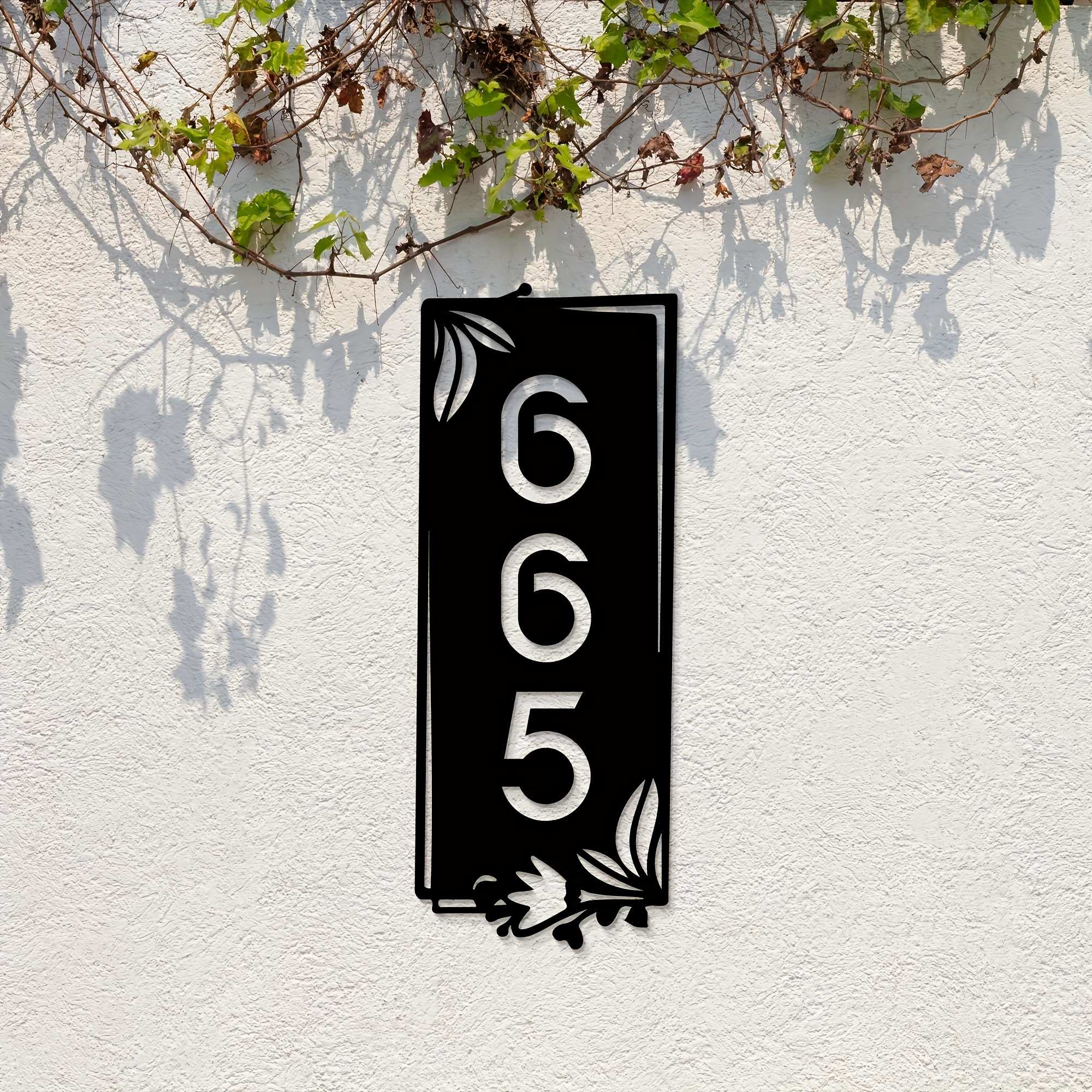 personalized black metal family name sign matte   for   room patio decor details 0