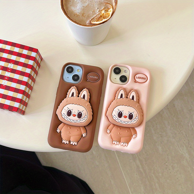 

For Iphone15 Cute Lubbub Applicable 15promax With Bracket 14promax Cartoon Creative Protective Case