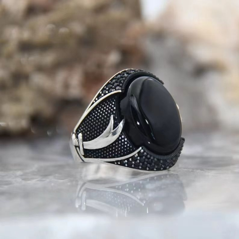 

Personality Fashion Trend Men's Ring Black Ring