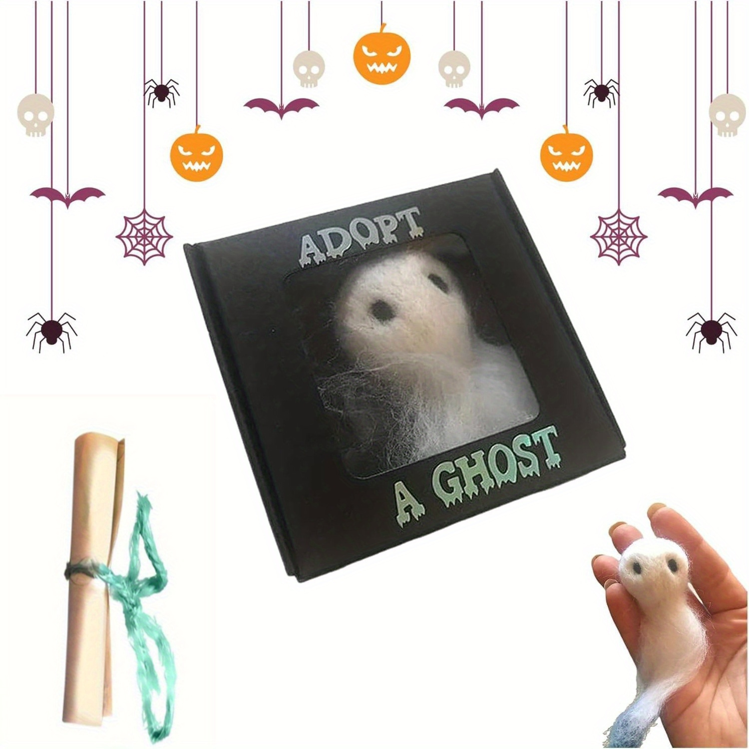 

Halloween & Universal Spooky Pocket Companion - Felt- Miniature Plush With Certificate Scroll, Shoe Maker Theme, Ideal Gift For Enthusiasts And Decor, 14+, No Batteries Required