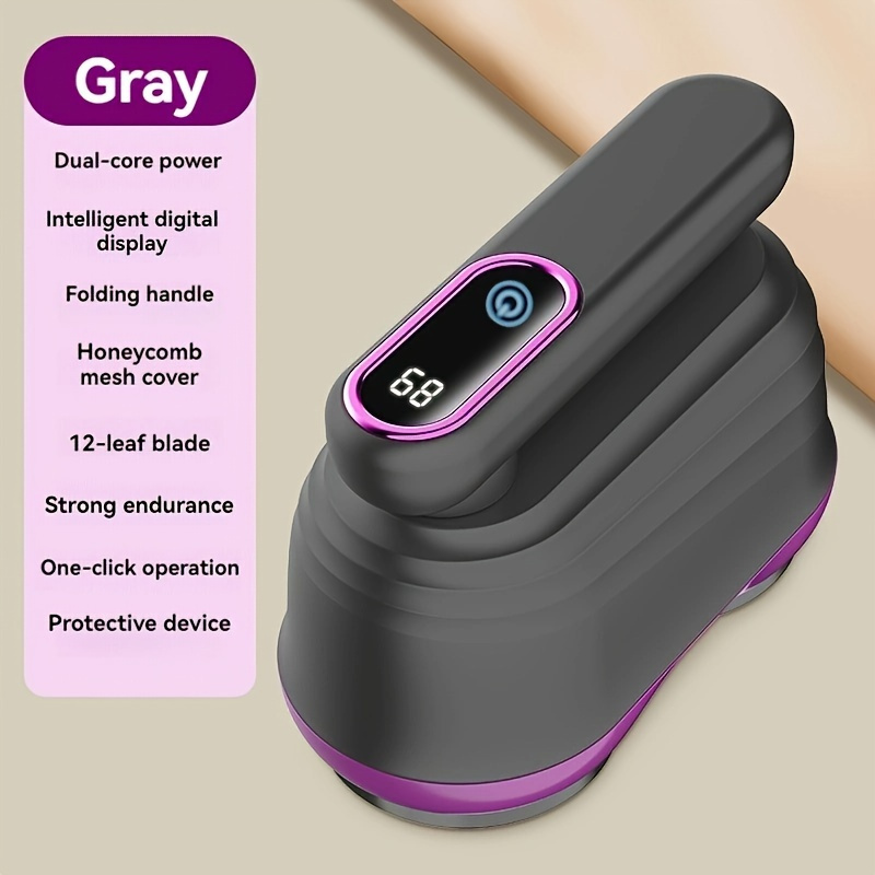 

Hotu Dual Head Rechargeable Portable Ball Trimmer, Usb Power Trimmer, Garment Trimmer For Home Pilling Clip Sweater Shaving And Wool Pilling Removal Garment