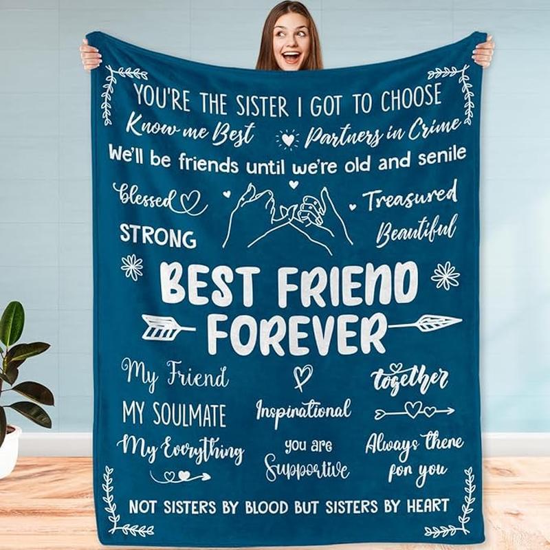 

For Women, For Bestfriend - - Bff, Blanket Christmas Blanket