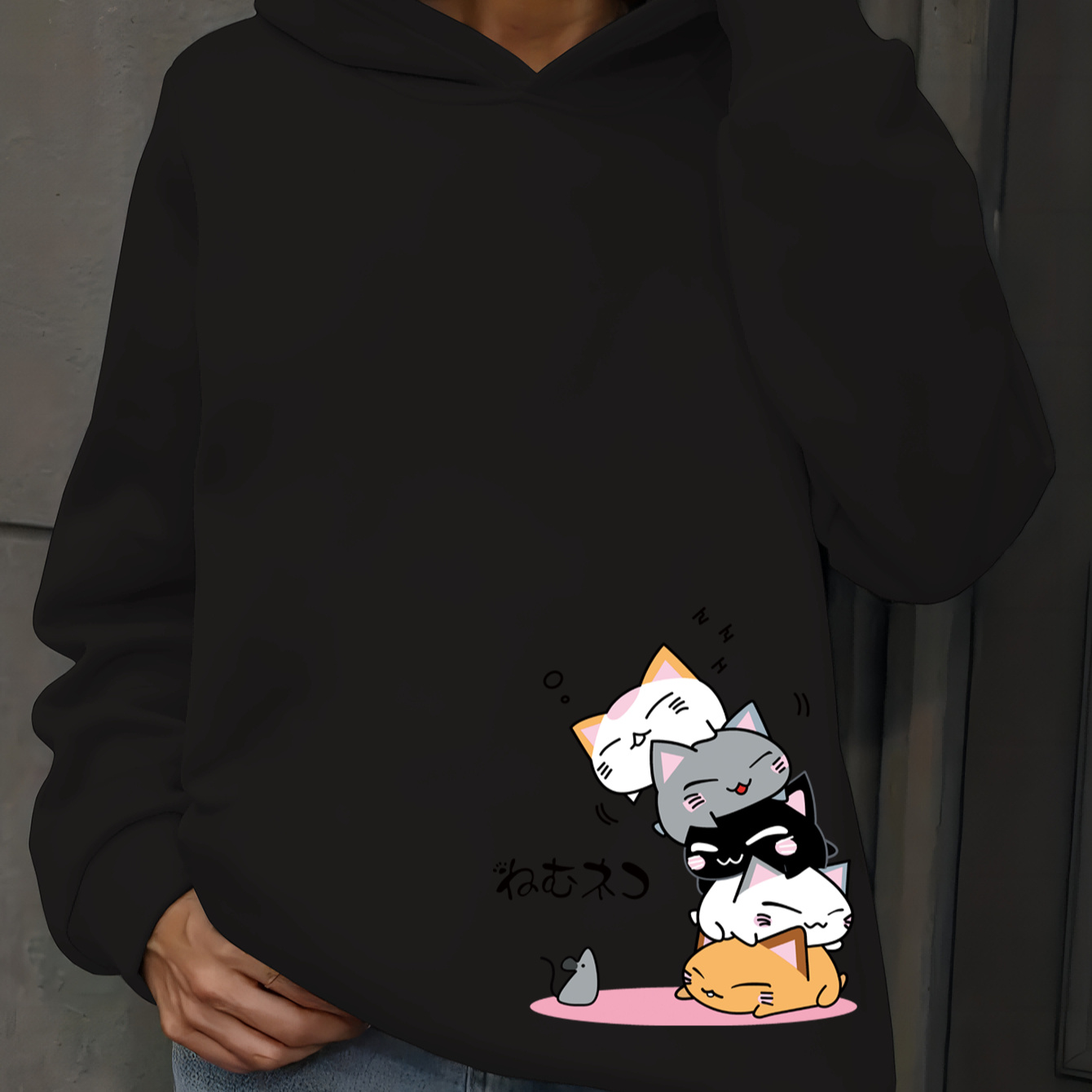 

Autumn And Winter Casual Sports Women's Hooded Sweatshirt