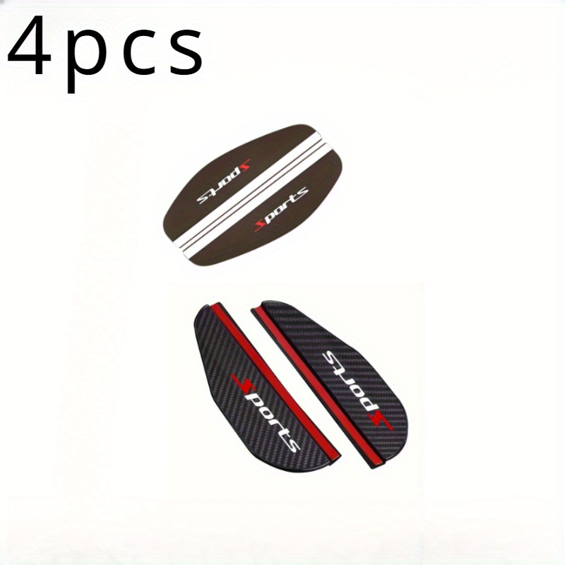 

4pcs Carbon Fiber Car Side Mirror Rain Brows - Suitable For Audi, For Bmw, For Mercedes-benz