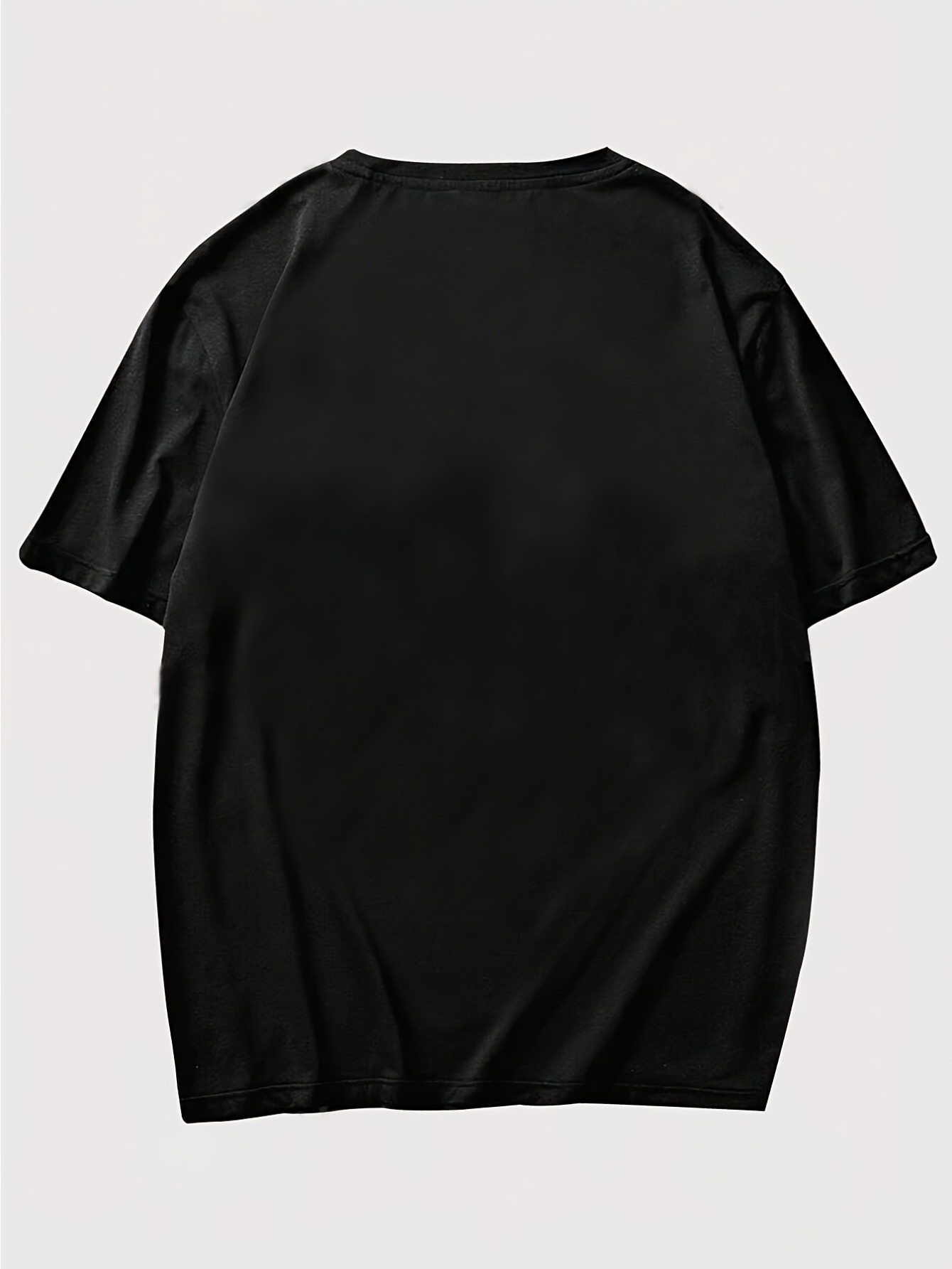 women's y2k graphic print round neck t shirt black casual - Temu