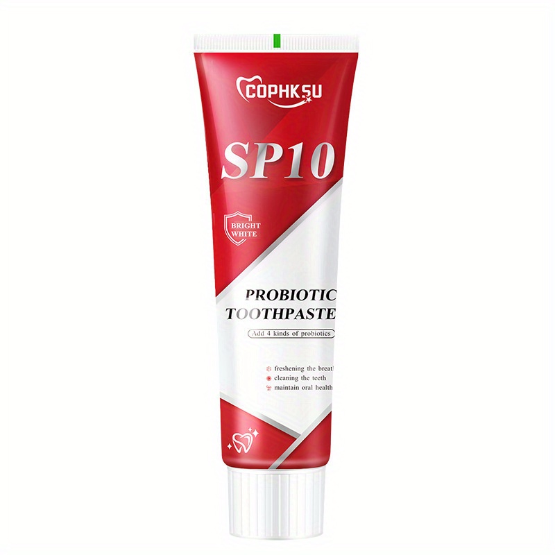 SP10 Probiotic Toothpaste: Brighten Your Smile, Reduce Stains, And Promote Oral Health