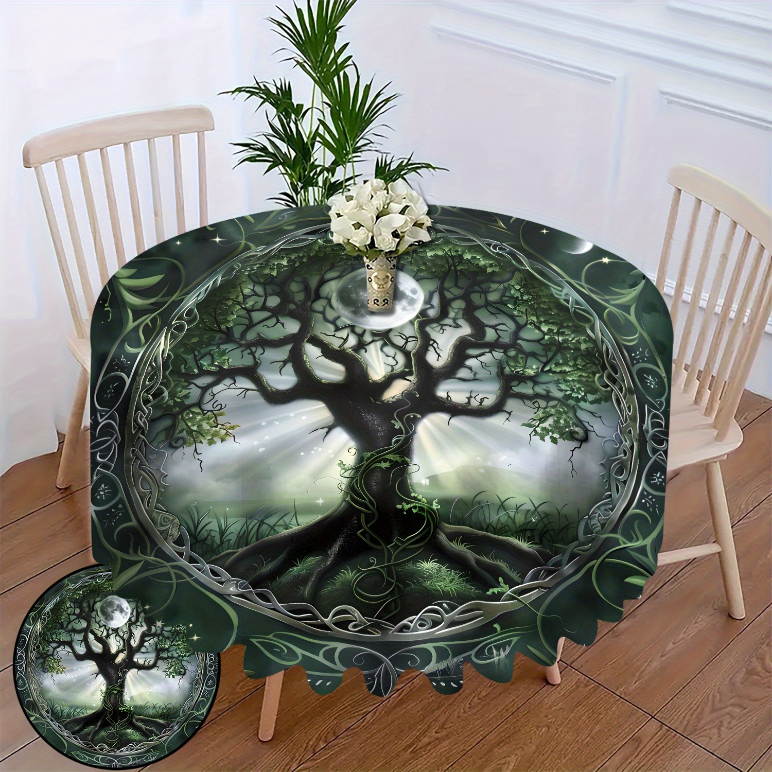 

Nappe Ronde Arbre de - , -Poussière, Parfaite la Décoration de &