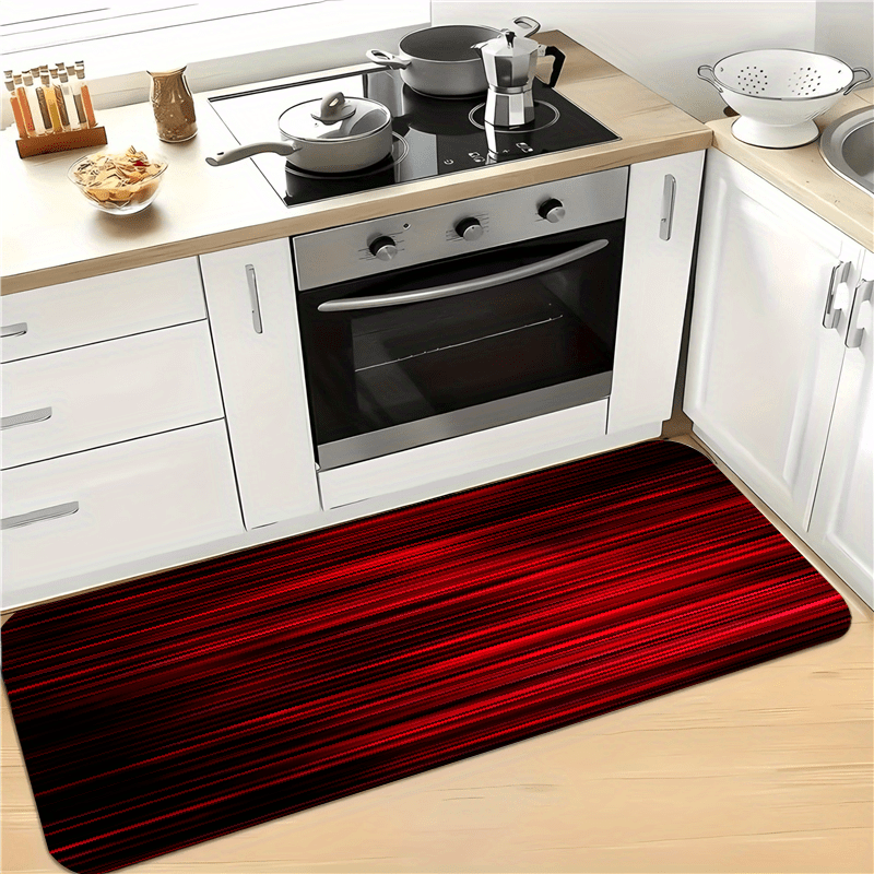 TEMU 1/2pcs Woodiness Theme Design Kitchen Mat Set, Indoor And Outdoor Comfortable Carpets For Kitchen, Home, Office, Laundry Room, Bathroom Carpets,