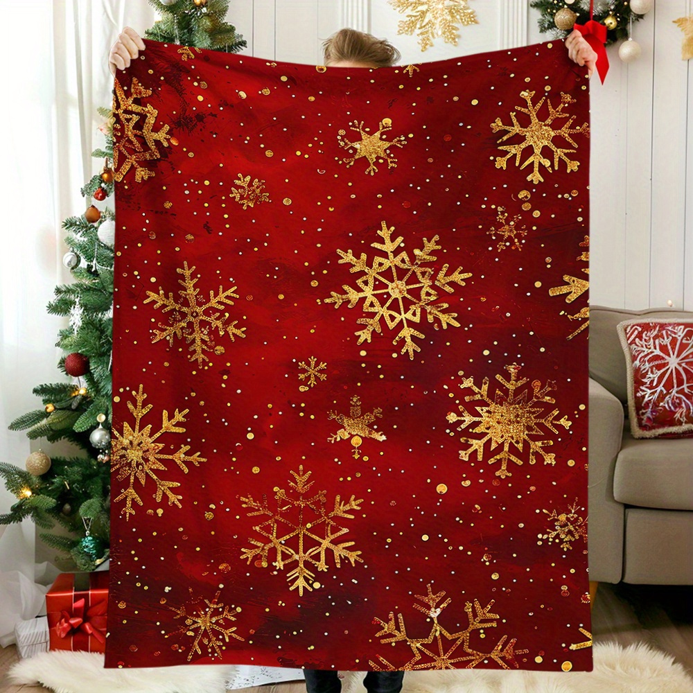 

Couverture de Noël Vintage Confortable avec - Douce et Chaude, Jeté en Flanelle pour Siestes, Camping, Voyage & Décoration Maison - Cadeau Idéal pour les Fêtes pour , & les Êtres Chers