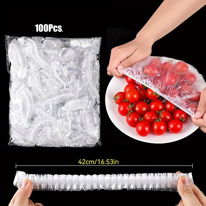 

- Disposable Bands Bands - Stretchable Plastic For Bowls, Cups, And Fruits - Safe Kitchen