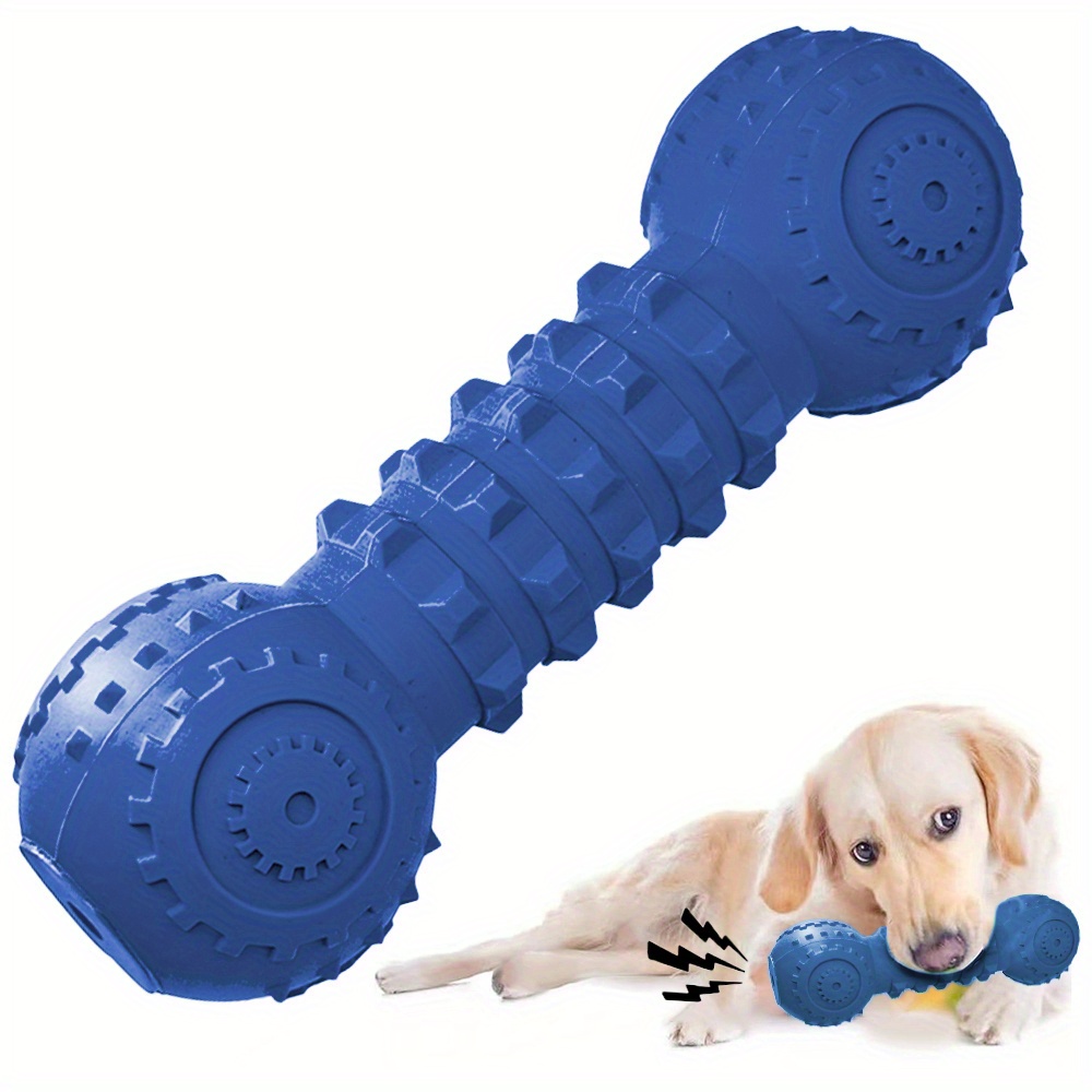 

Squeaky Dog Toy For Aggressive Chewers - Rubber, Ideal For Large & Medium Breeds