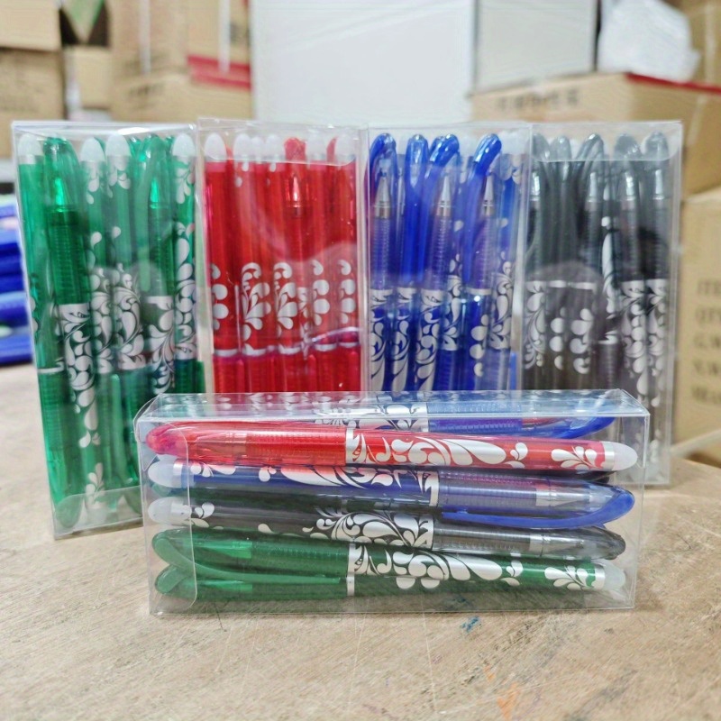 

12- Erasable Pens, 0.5mm , -, Dry, Non-toxic, For And Christmas Gifts