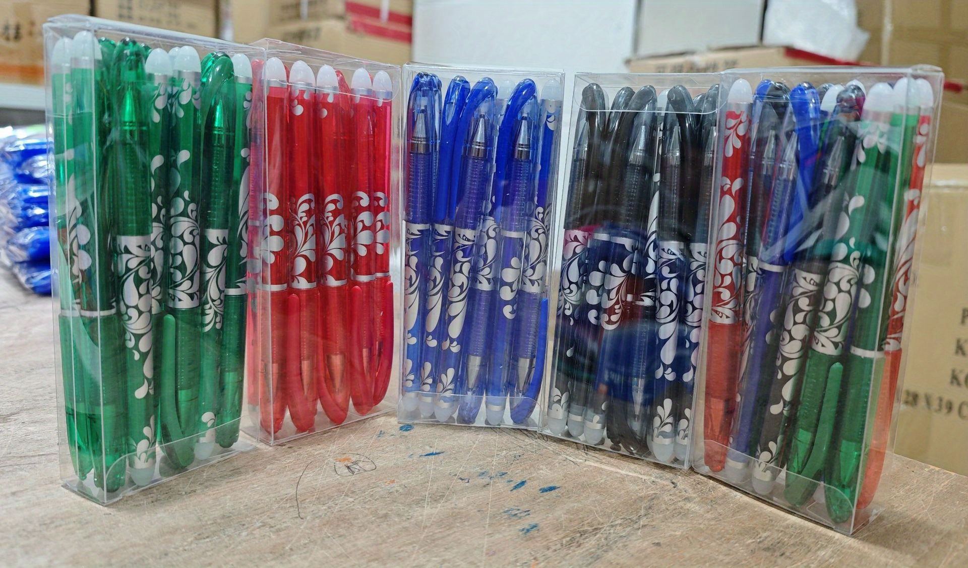 12pcs Box of Multi-Colored Erasable Gel Pens, 0.5Mm Erasable Gel Pens, Perfect for Birthday And Christmas Gifts, Office Supplies, School Supplies