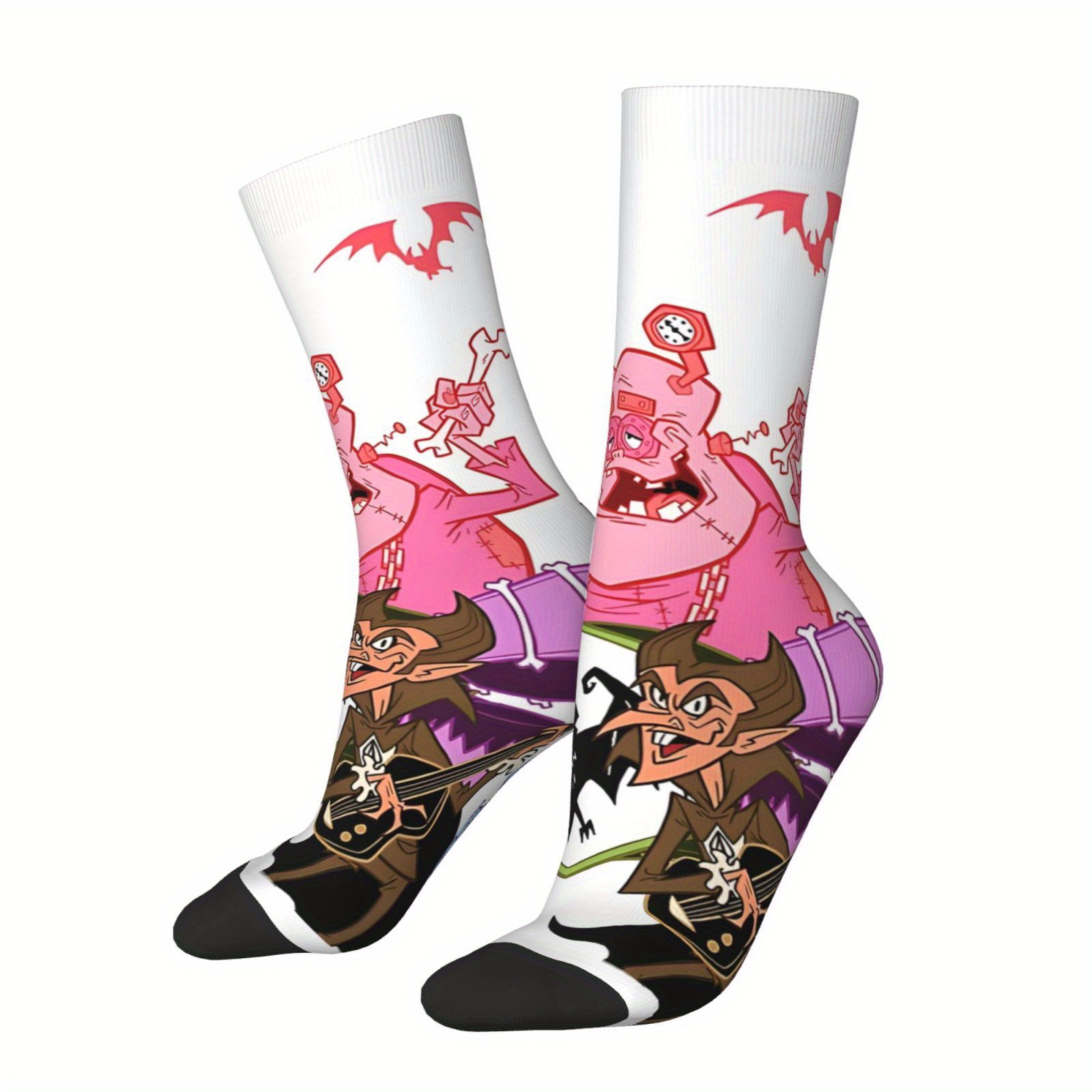 

Men's Novelty Crew Socks - Print, Seamless, Breathable Polyester , Gifts