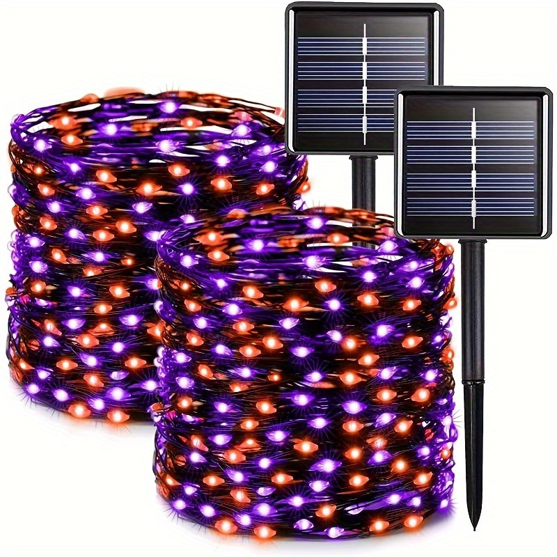 

2 Packs 600 Led, 210 Ft -purple Halloween , Ip65 , Halloween Decorations, , Or Treating, Halloween ,