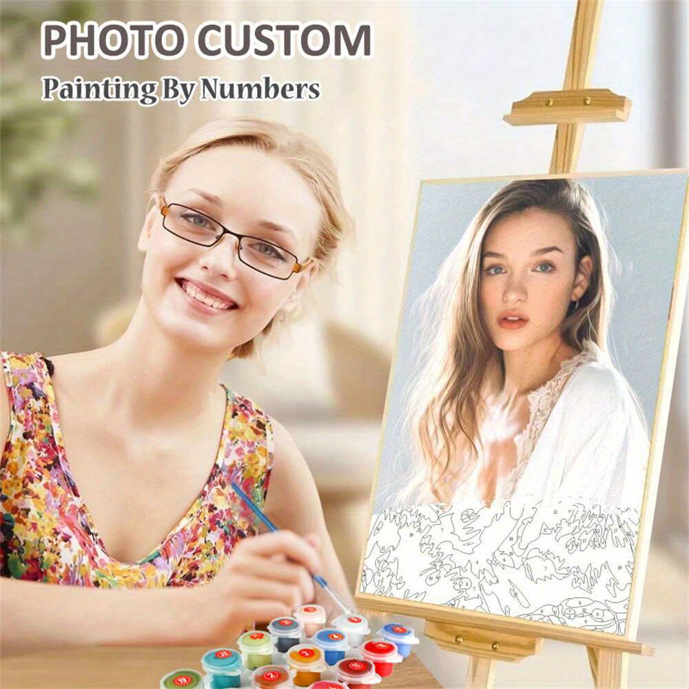 

Custom Paint-by-numbers Kit - Personalize : Diy Hand-painted Oil Painting On Canvas | Decor Gift Idea