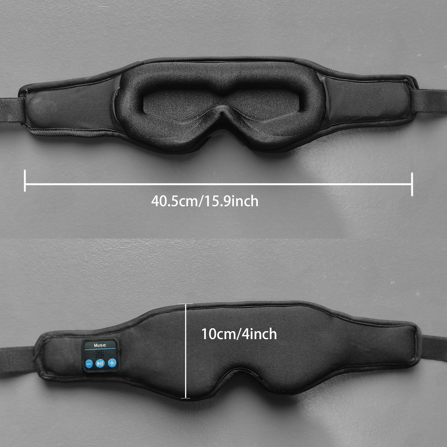 A 3D Sleep Mask with BT 5.2 Headphones, Featuring a Wireless Music Eye Mask with a Non-Compressed Eye Contour, Perfect for Side Sleepers, Making It an Ideal Gift And Travel Essential, Equipped with a Built-In Type-C Data Cable. 5 A 3D Sleep Mask with BT 5.2 Headphones, Featuring a Wireless Music Eye Mask with a Non-Compressed Eye Contour, Perfect for Side Sleepers, Making It an Ideal Gift And Travel Essential, Equipped with a Built-In Type-C Data Cable. - Image 5
