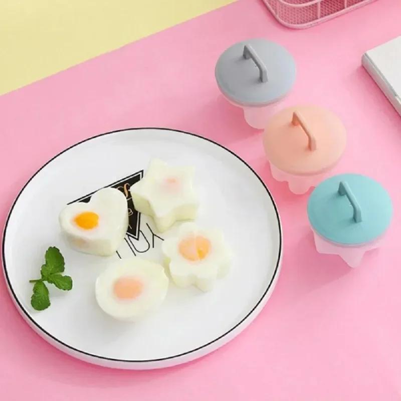 4pcs cute cartoon egg mold set   gadgets for perfectly cooked   eggs   pc material chicken breakfast details 1