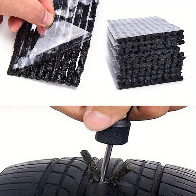 

100pcs Tire Strips, Puncture Kit For , , Van, Car Tubeless Tyres - &