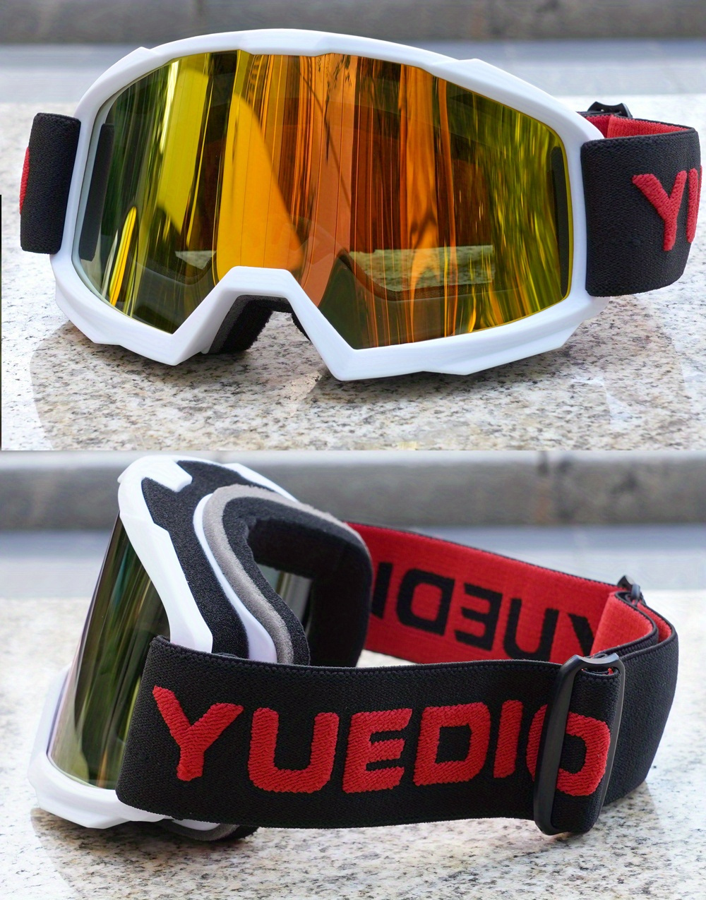 YUEDIO Multi-Sport Glasses - Lightweight- UV Block- for Skiing & Outdoor Adventures