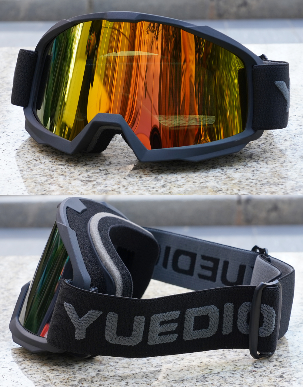 YUEDIO Multi-Sport Glasses - Lightweight- UV Block- for Skiing & Outdoor Adventures
