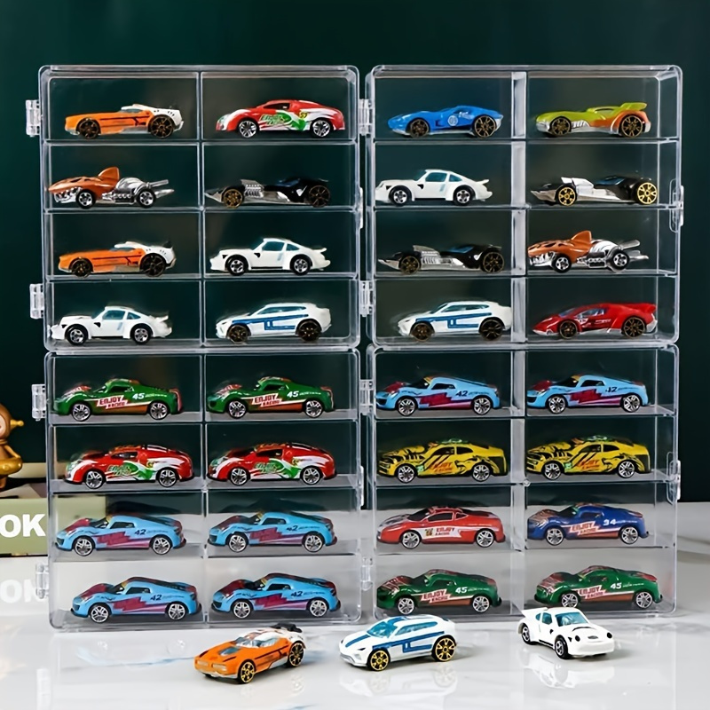 

[sleek Style] Acrylic Display Stand For Scale Die-cast Cars - Multi-tier Transparent Collector' With Versatile Compartments, Ideal For Home, Office Decor & , , Best For Christmas