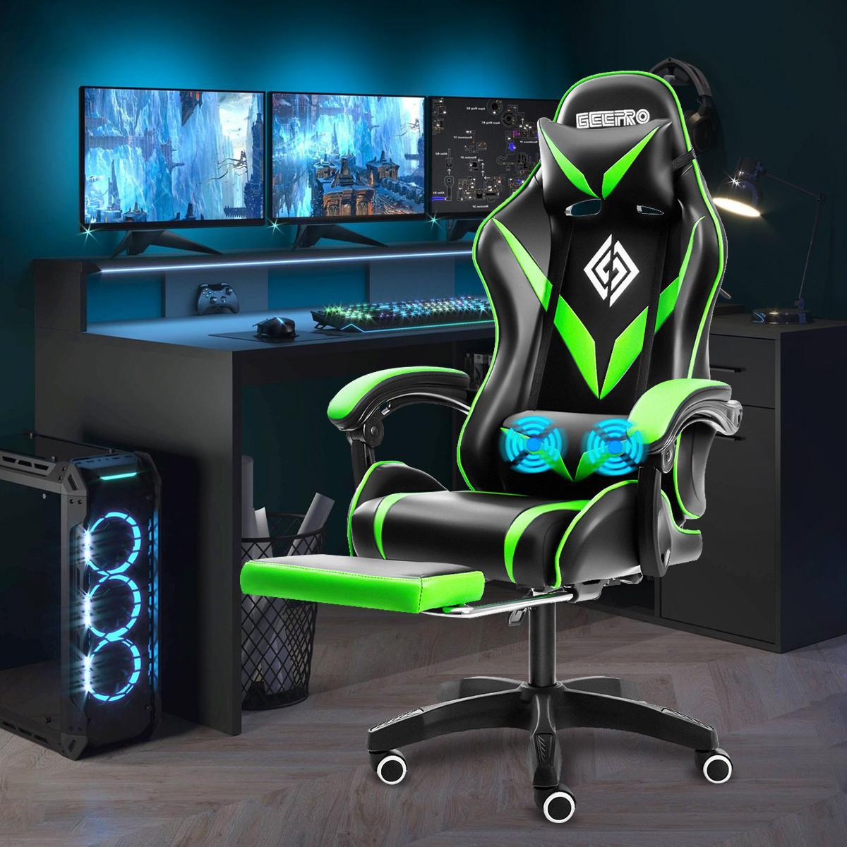 Gaming Furniture Best Game Room Chairs LED Gaming Chair With