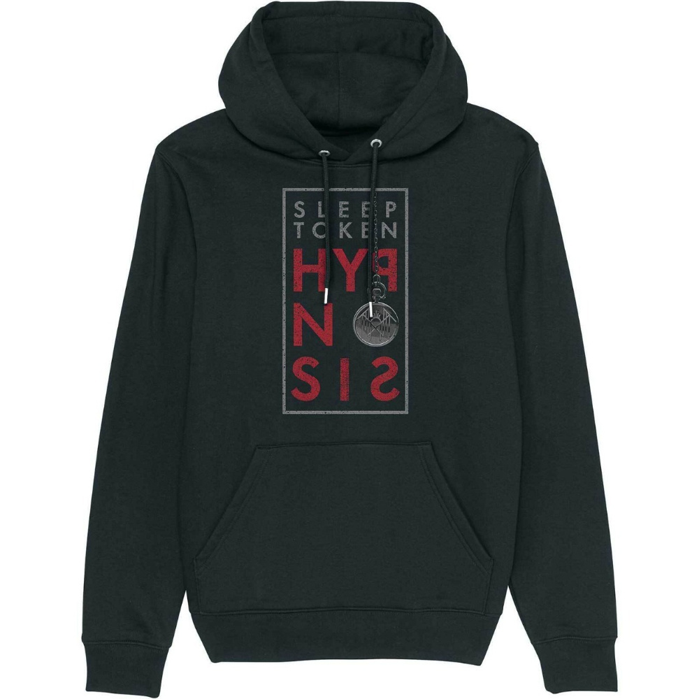 

Band Logo Hypnosis Graphic Design Dark Aesthetic , Autumn Winter Fleece Hooded Sweatshirt Casual Fashion