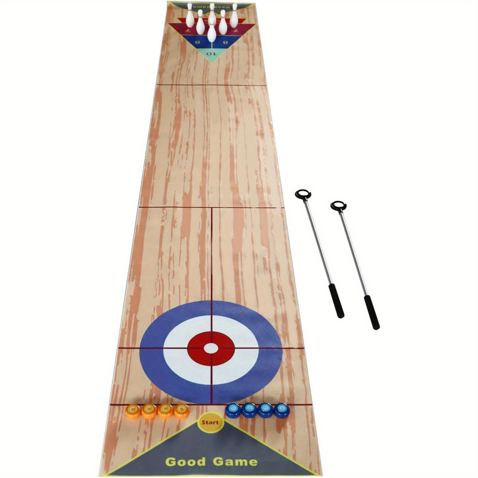 TEMU Portable Hockey Table, Modern Pool Table Game, And Curling Game. Suitable For Use In Homes, Offices And Gatherings, Party Games, , Multigame