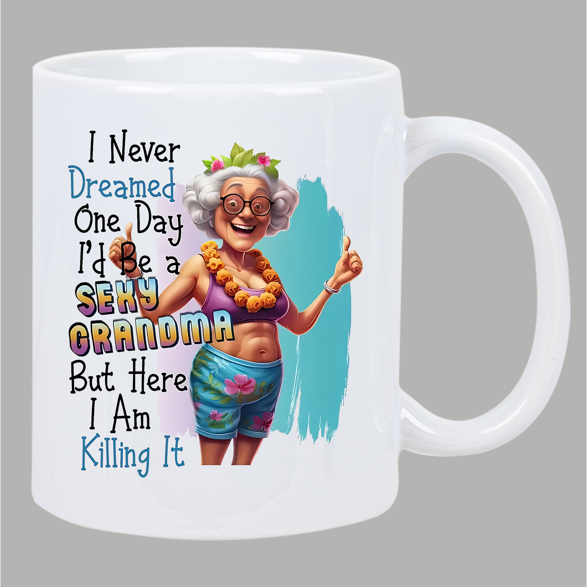 

1pc ' ' Mug - Humorous , Insulated, Reusable, - - For Grandmothers