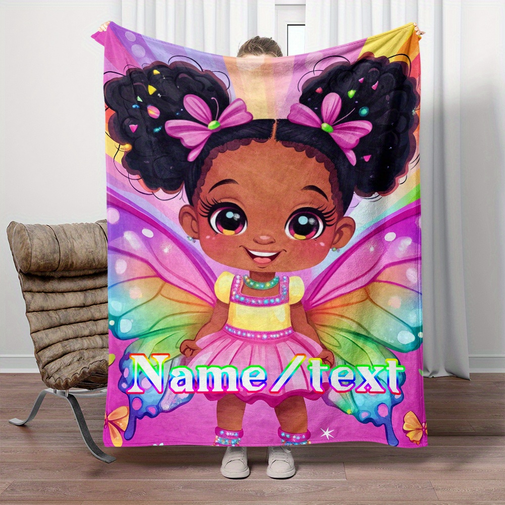 

Personalized Blanket: For Sofa, Bed, , Camping, Livingroom, , , , And Bed - Fleece Blanket And