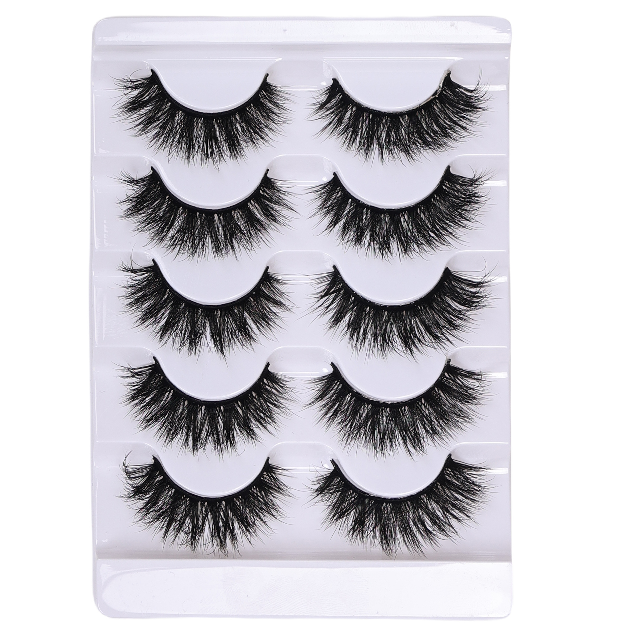 Fluffy Fake Lashes Wispy False Eyelashes Thick Volume Fake Lashes Curly Fake Eyelashes