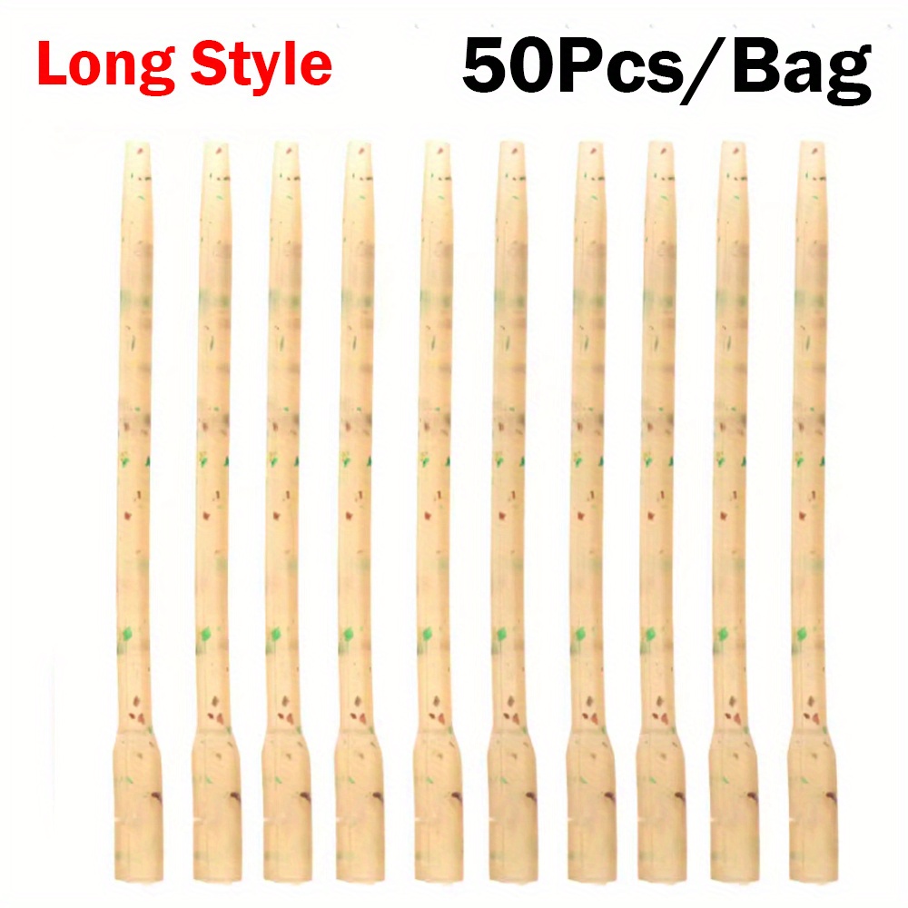 50pcs/bag 30/53mm Anti Sleeves For Carp Hair Rig Fishing Additions Hook Fish Line Protection Terminal Tackle