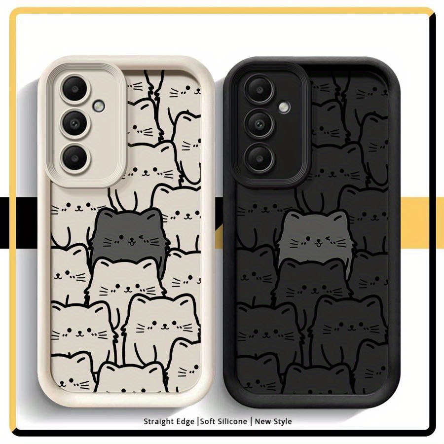 

Lucky Cat Cartoon Silicone Phone Case For A55 A25 A35 A15 A54 A34 A14, Soft Shockproof Protective Cover For A24 A53 A33 A23 A13 A52, A32 A22 A12 A51 A71 A72 A73