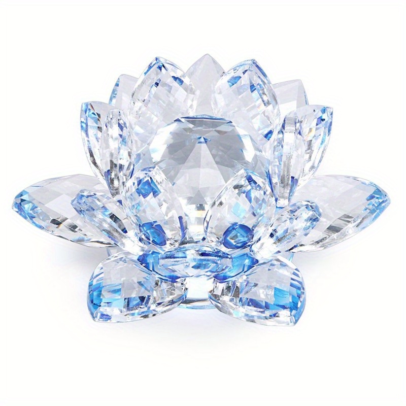 

Crystal Lotus Flower Figurines Glass Car Figurines For Tabletop Centerpiece Home Office