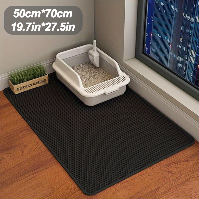 extra large honeycomb cat litter trapper mat waterproof - Temu