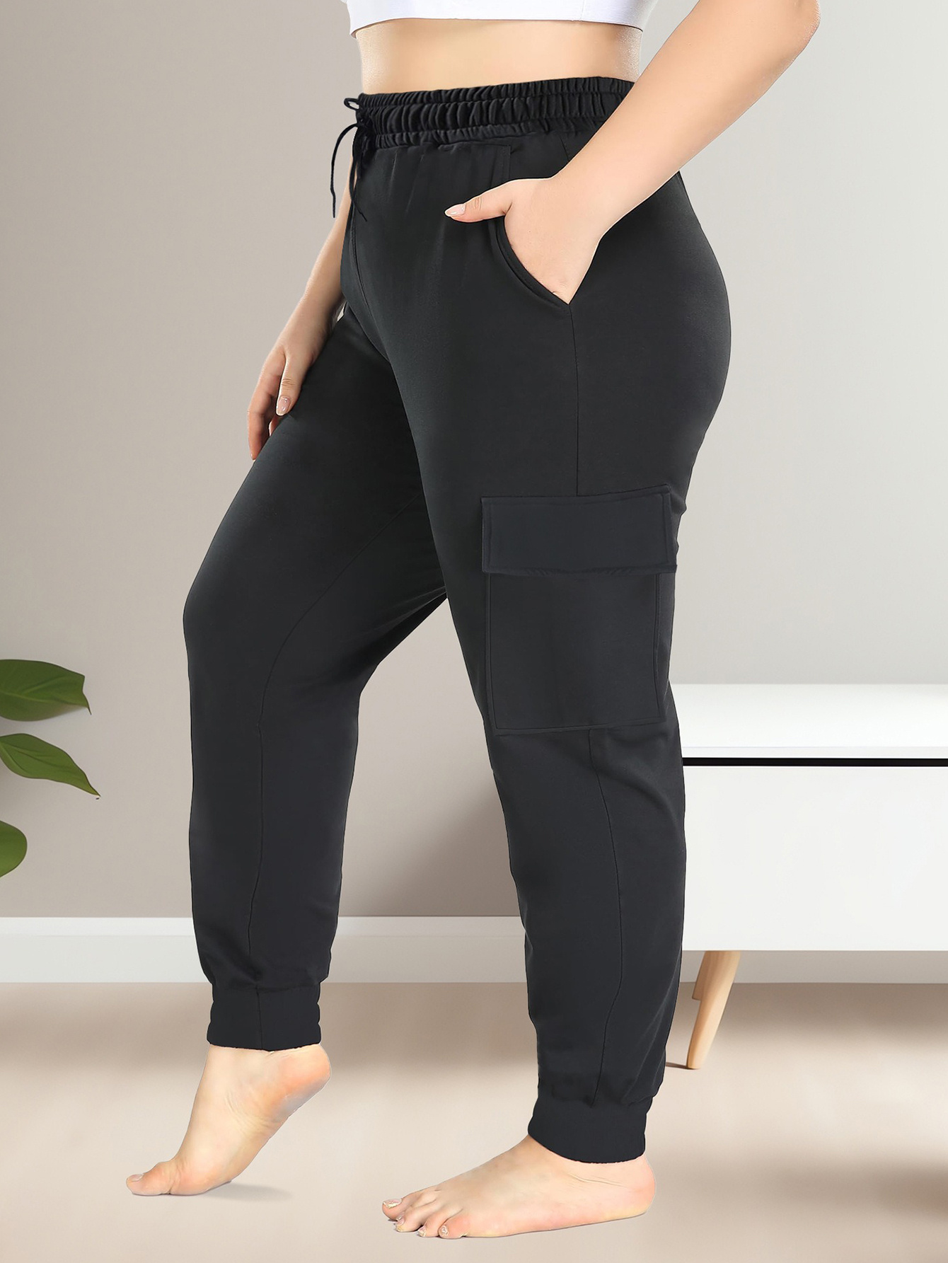 xl 5xl large size sports pants long pants women's work pants