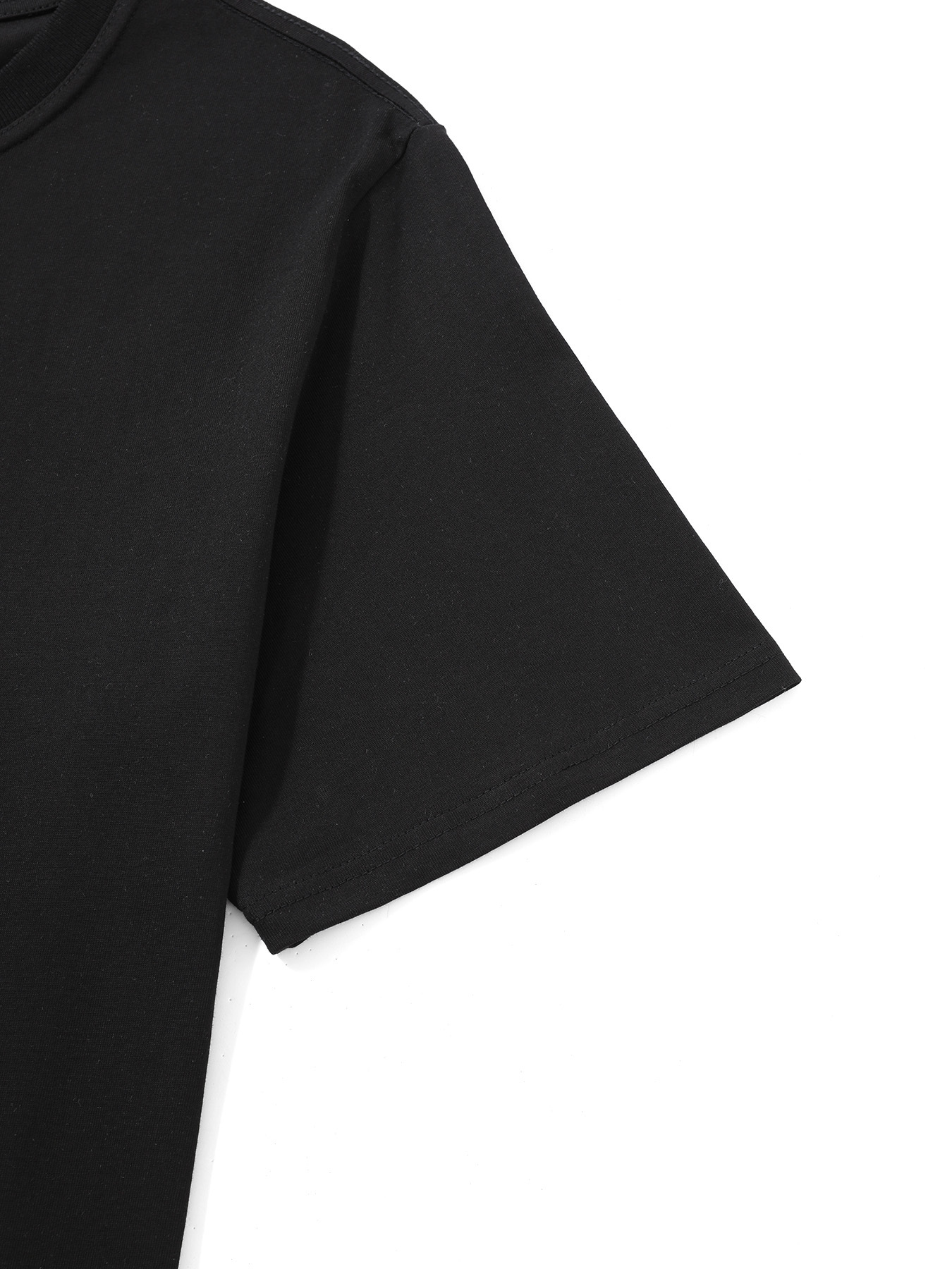Maglietta Uomo 100% Cotone 180g Collo Tondo Stampa Geometrica No Signal Hip Hop Traspirante Estate Vestibilità Regolare_viptrois.com