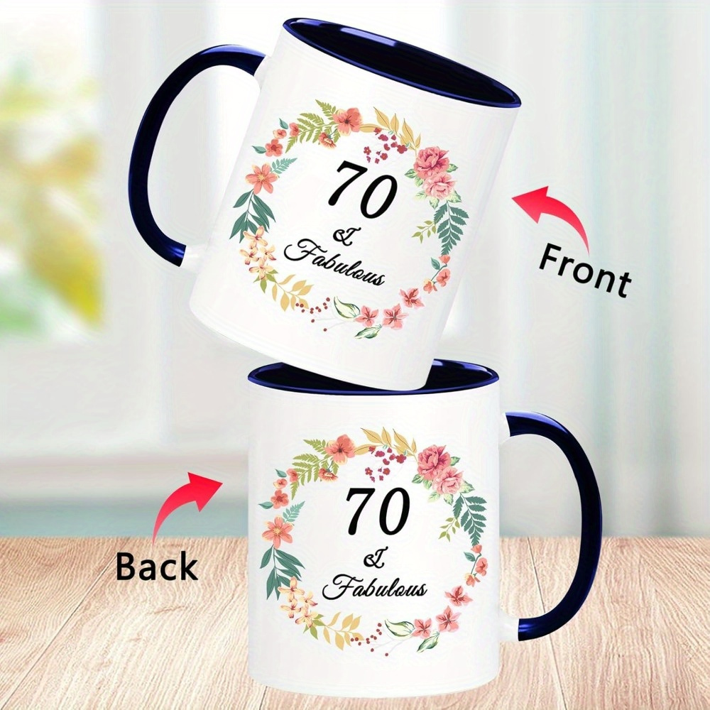 70th birthday coffee mug 70th Birthday Trip Men Women Family 70 Years Old Birthday Ceramic Mug 11oz  15oz