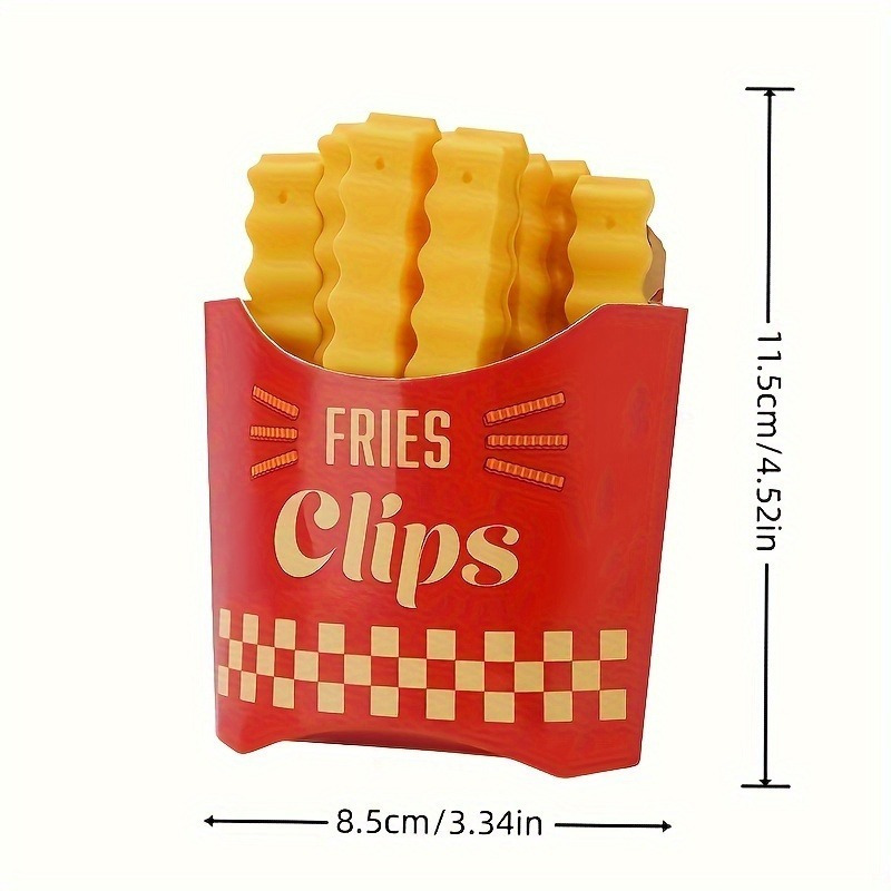 13pcs chip shaped food storage clips with sealing boxes snack freshness preservers for fries chips and more details 3