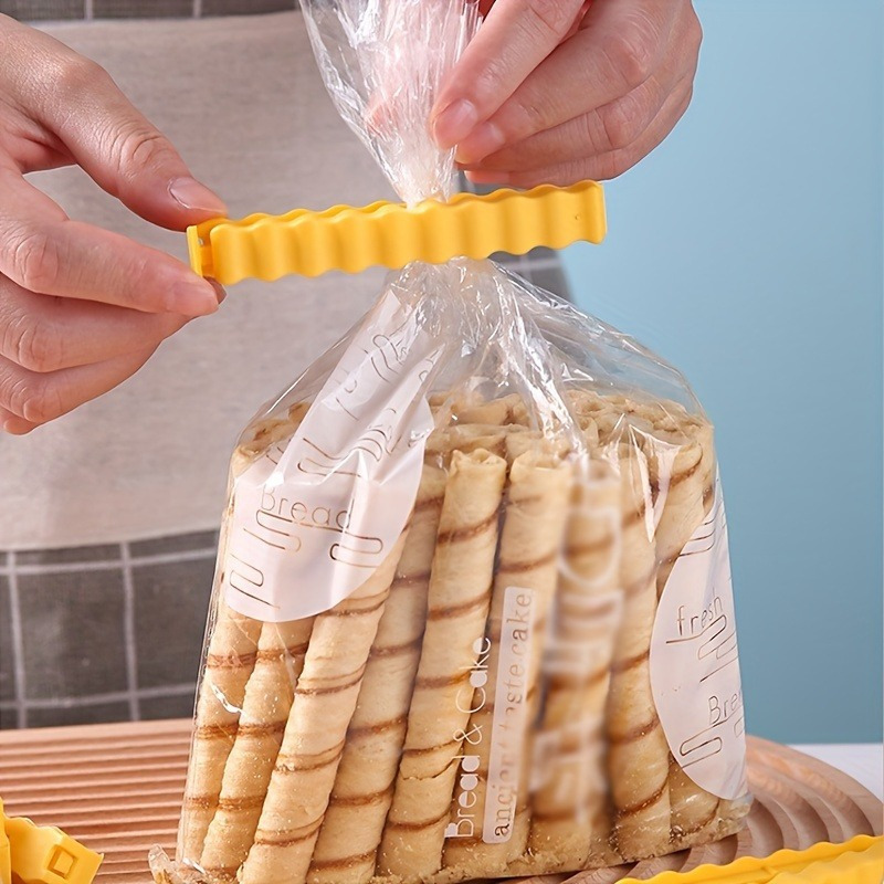 13pcs chip shaped food storage clips with sealing boxes snack freshness preservers for fries chips and more details 4